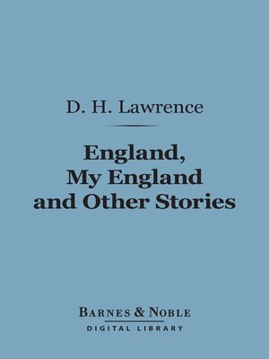 cover image of England, My England and Other Stories (Barnes & Noble Digital Library)